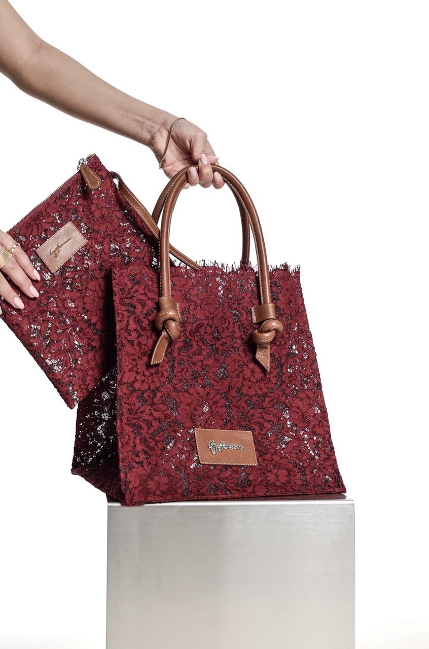Lace Bag "The Romance" (Rose Red)