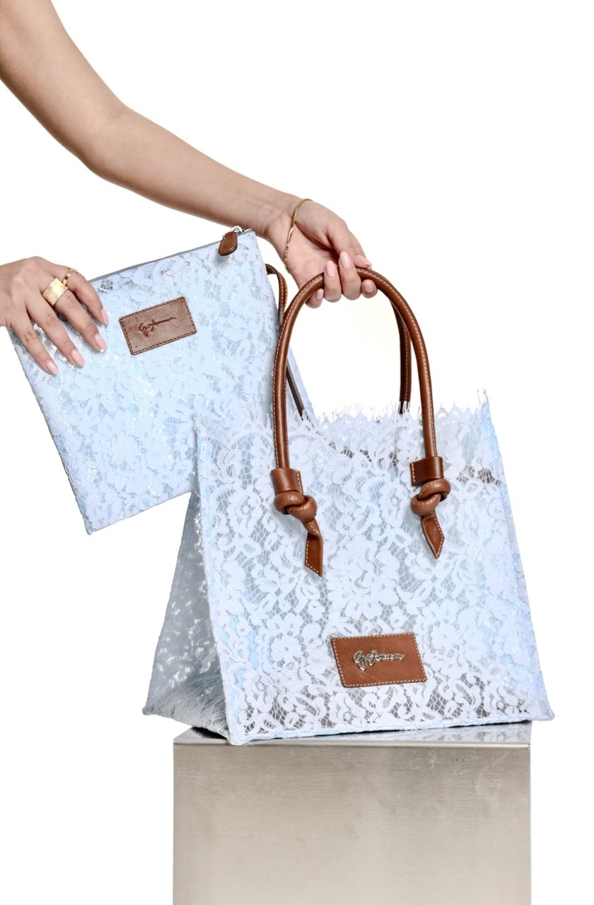 Lace Bag "The Romance" (Powder Blue)