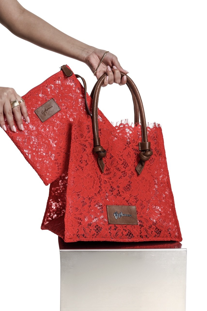 Lace Bag "The Romance" (Red)