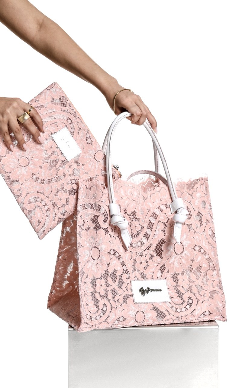 Lace Bag "The Romance" (Powder Pink)