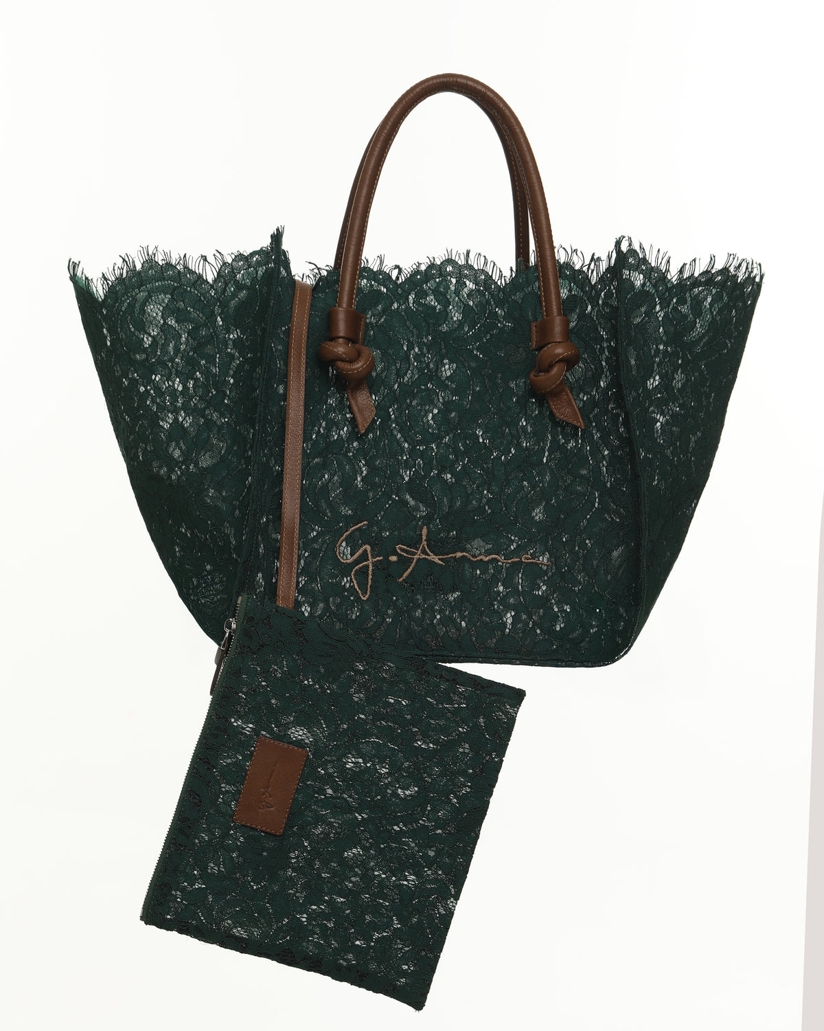 Lace Bag "The Romance" (Deep Green)